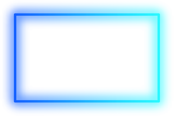 Blue Rectangle Neon Border
